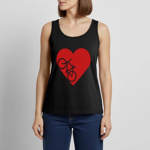 Bike in heart - Women's Premium Tank Top
