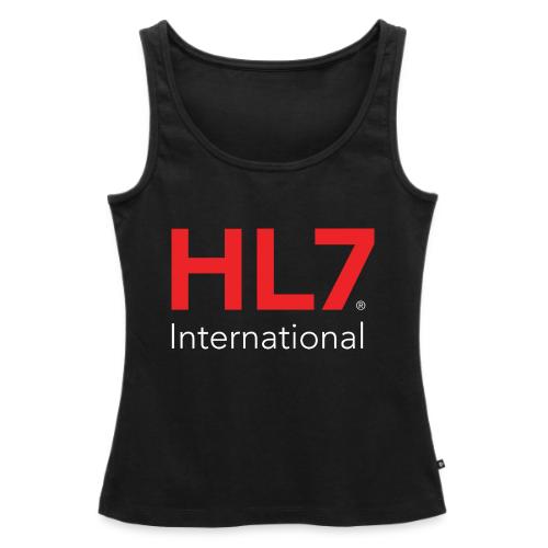 HL7 International Logo - Reverse - Women's Premium Tank Top