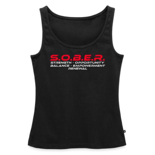 S O B E R - Women's Premium Tank Top