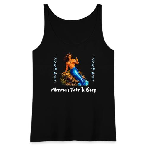 Merman Take It Deep - Women's Premium Tank Top