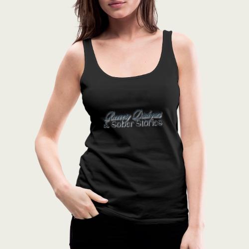 Recovery Dialogues and Sober Stories Official Logo - Women's Premium Tank Top