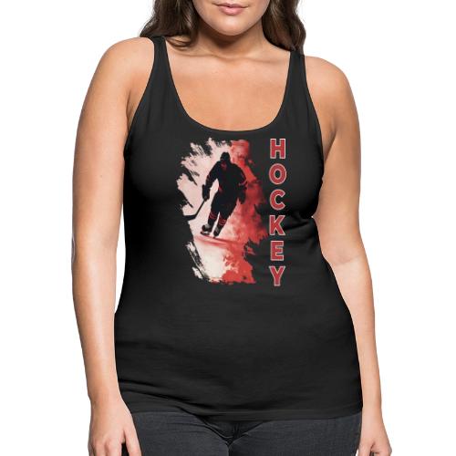 Hockey Fire - Women's Premium Tank Top