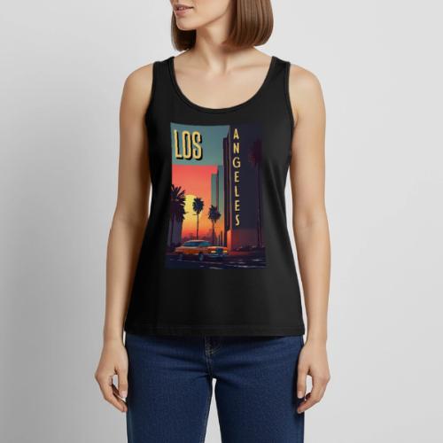 Vintage car in Hollywood Los Angeles - Women's Premium Tank Top