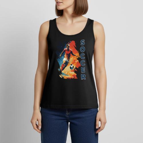 Soccer Action Pulse - Women's Premium Tank Top