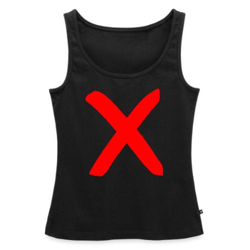 X, Big Red X - Women's Premium Tank Top