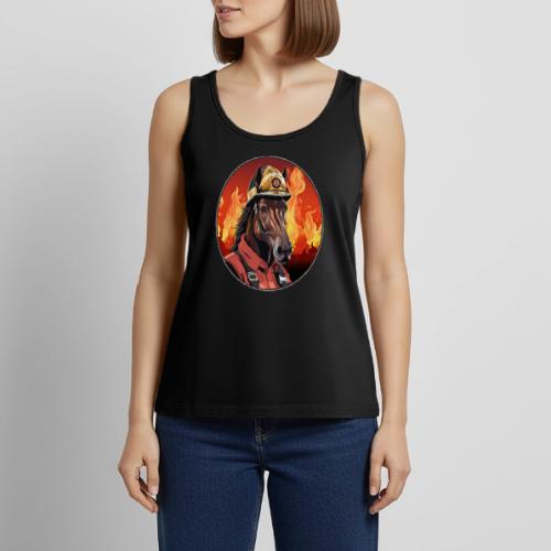 Horses Firefighter / fireman horse - Women's Premium Tank Top