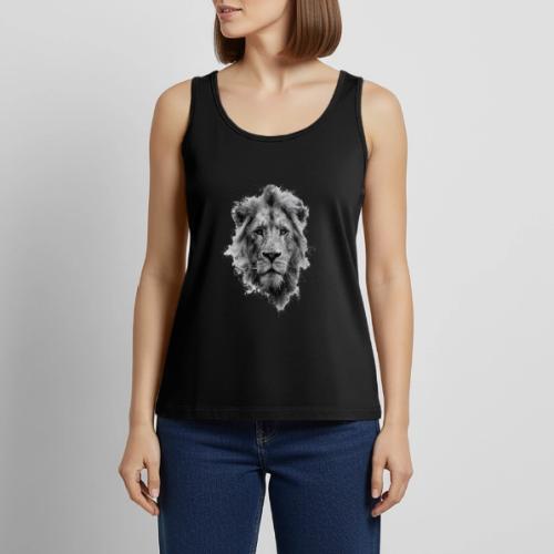 Lion: Monochrome King - Women's Premium Tank Top