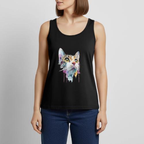 Chromatic Cat Splash - Women's Premium Tank Top
