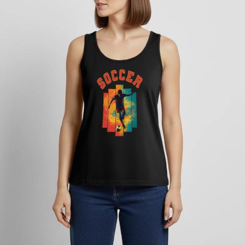 Soccer Heartbeat - Women's Premium Tank Top