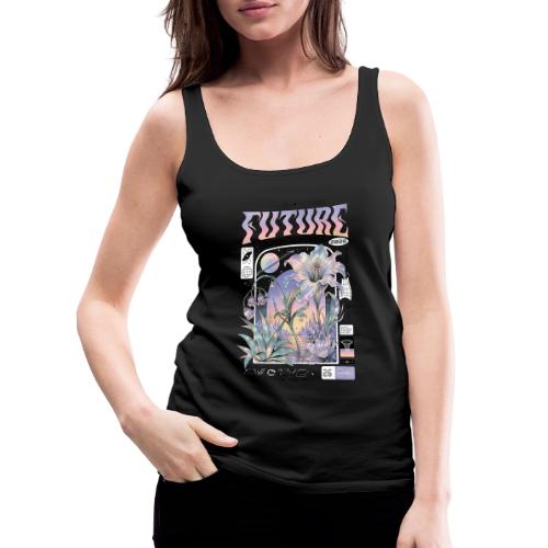 Future Nature Retro-Futuristic - Women's Premium Tank Top
