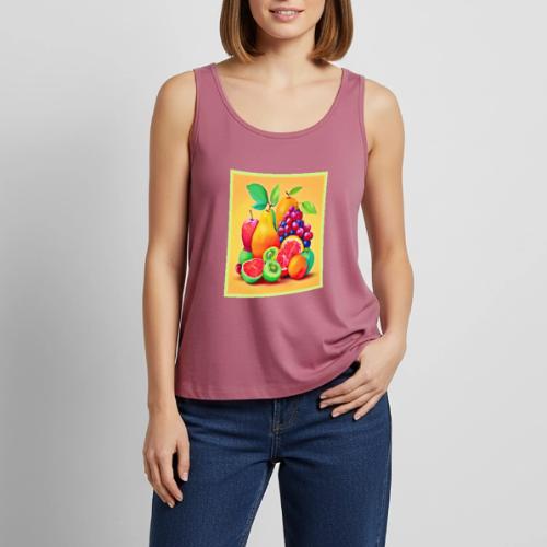 Colorful Fruit Medley - Women's Premium Tank Top