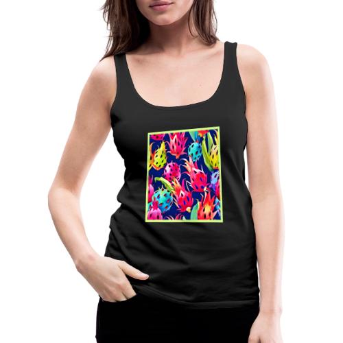 Colorful Dragon Fruit - Women's Premium Tank Top