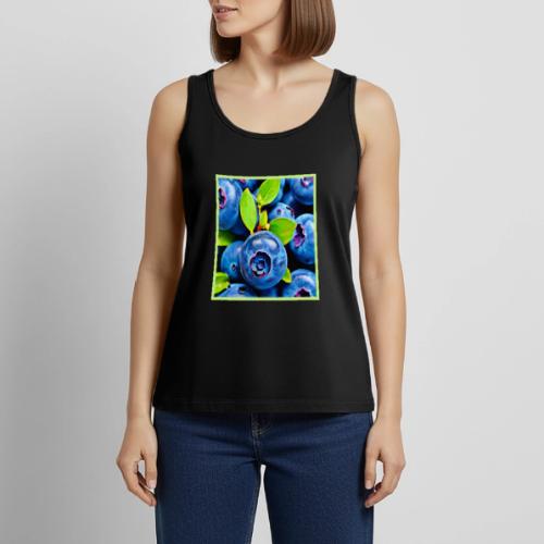 Fresh Blueberries Close-Up - Women's Premium Tank Top
