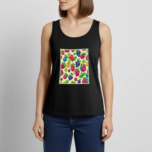 Berry Fruit Pattern Design - Women's Premium Tank Top