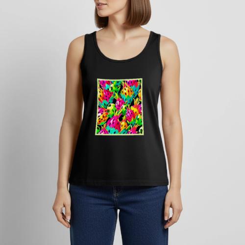 Dragon Fruit Vivid Pattern - Women's Premium Tank Top