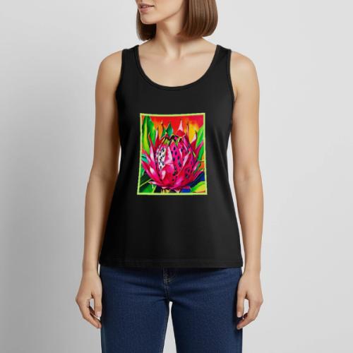 Exotic Dragon Fruit Bloom - Women's Premium Tank Top