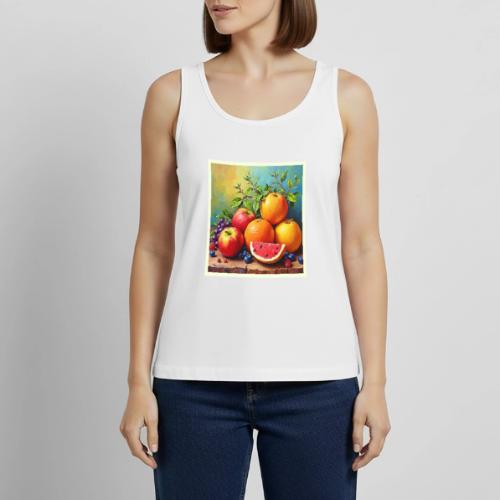 Fresh Fruits in a Perfect Mix Design - Women's Premium Tank Top
