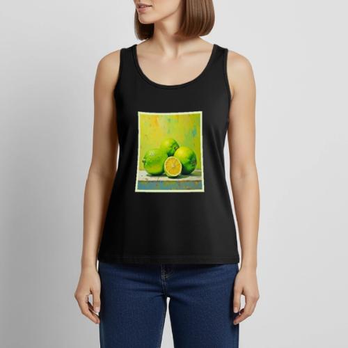 Limes' Bright Summer Pop Design - Women's Premium Tank Top