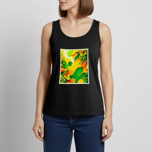 Fresh Citrus Summer Vibes Art - Women's Premium Tank Top