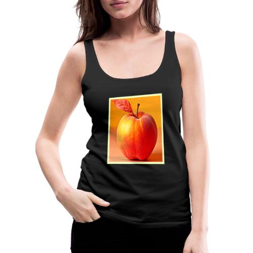Golden Peach Perfection Design - Women's Premium Tank Top