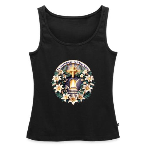 Easter The Tomb Is Empty T Shirt, Christian Gift - Women's Premium Tank Top