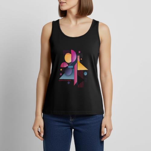 Color Pulse Geometry - Women's Premium Tank Top