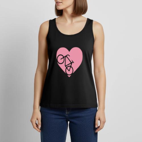heart_bicycle_cutout - Women's Premium Tank Top