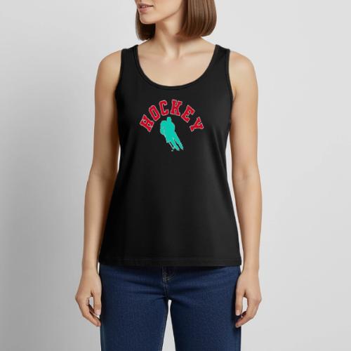 Hockey Player Silhouette - Women's Premium Tank Top