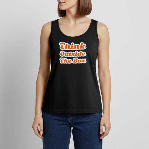 Think Outside the Box — Creative Mindset Script - Women's Premium Tank Top