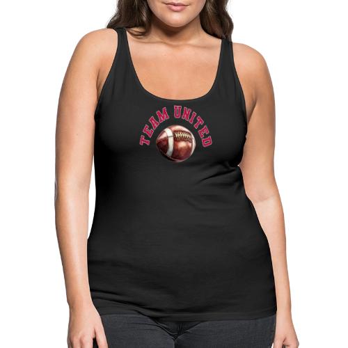 Team United American Football Design - Women's Premium Tank Top