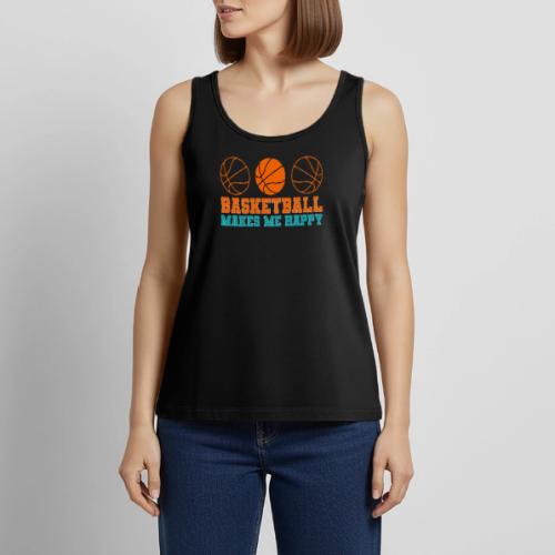 Basketball makes me happy - Women's Premium Tank Top
