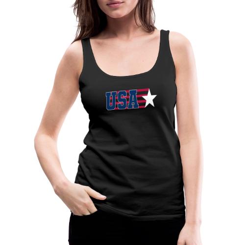 Star Stripe USA - Women's Premium Tank Top