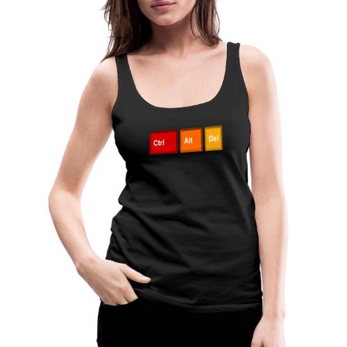 CTRL + ALT + DEL - Women's Premium Tank Top