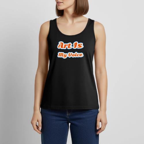 Art Is My Voice — Express Yourself Script - Women's Premium Tank Top