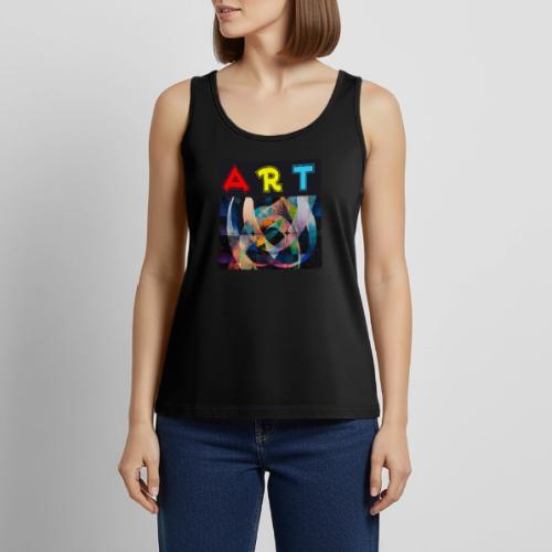 Art of Stripes and Shades - Women's Premium Tank Top