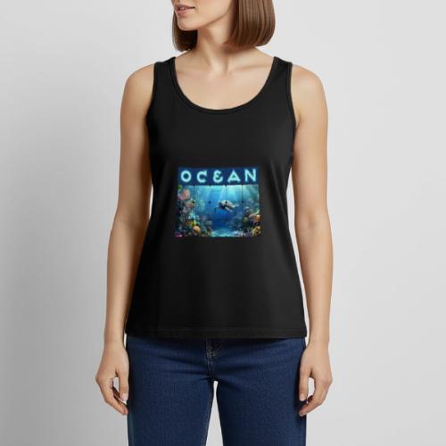 Ocean: Turtle Drift - Women's Premium Tank Top