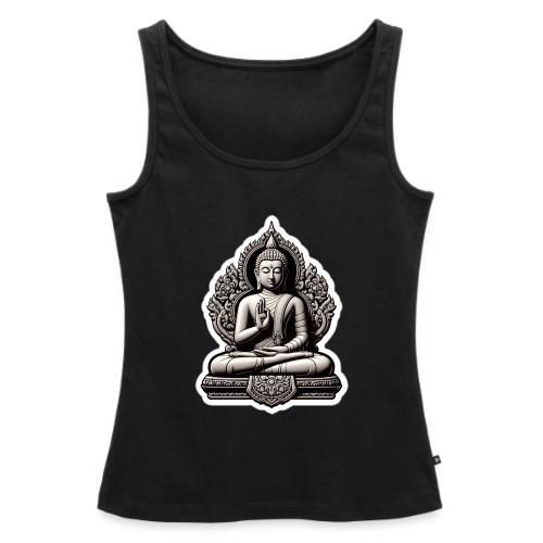The Buddha Displaying Hand Mudra - Women's Premium Tank Top