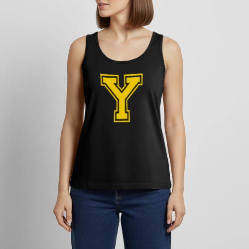 Letter Y – Capital Athletic Alphabet Monogram - Women's Premium Tank Top