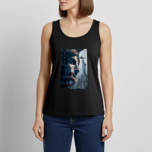 USA: Liberty in Three Visions - Women's Premium Tank Top