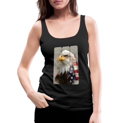 USA: Eagle of the Free - Women's Premium Tank Top