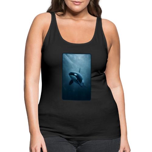 Orca Ocean Wildlife Design - Women's Premium Tank Top