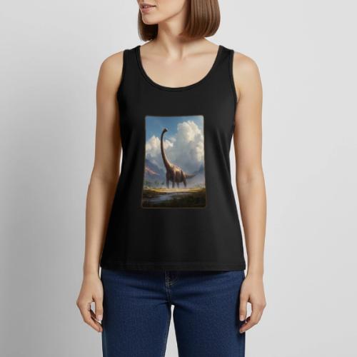 Brachiosaurus Valley Landscape Design - Women's Premium Tank Top