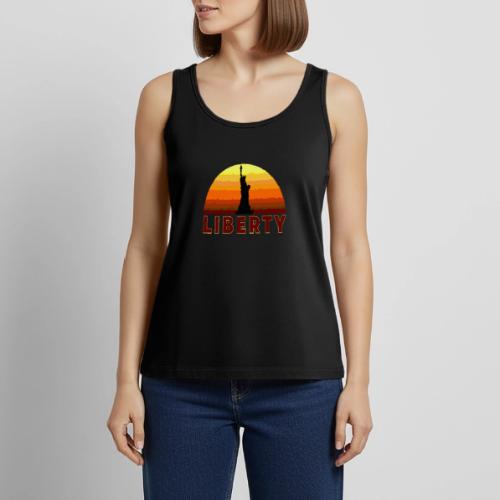 USA: Sunset Liberty Bold - Women's Premium Tank Top