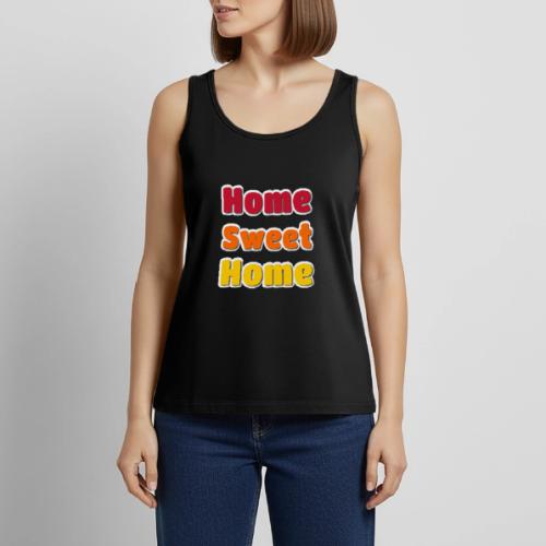 Home Sweet Home Colorful Typography - Women's Premium Tank Top