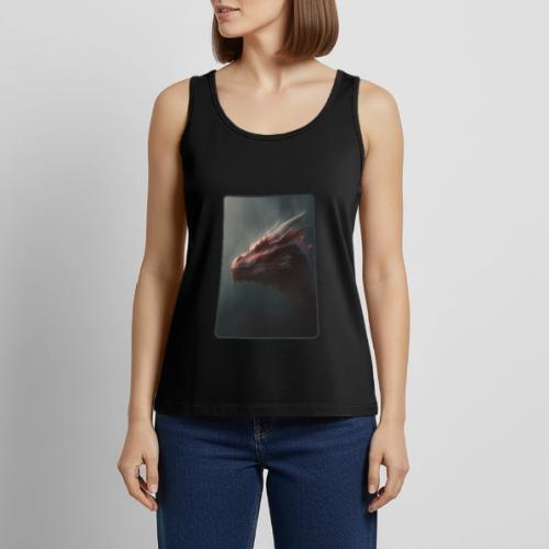 Red Dragon Fog Portrait Design - Women's Premium Tank Top