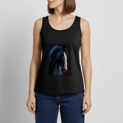 Noble Horse Cinematic Portrait Design - Women's Premium Tank Top