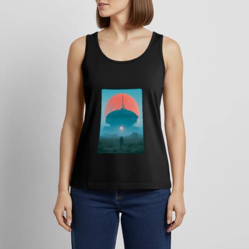 Astronaut Alien Outpost Design - Women's Premium Tank Top