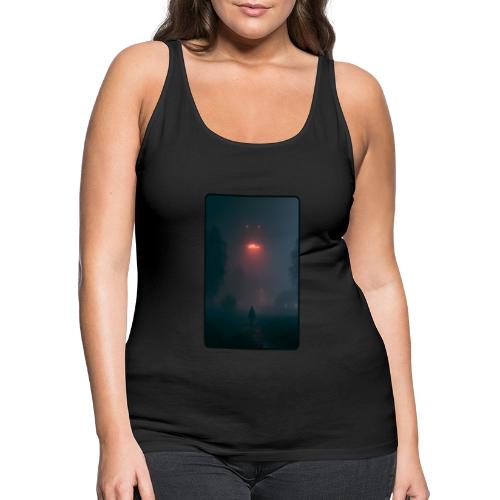 Mysterious UFO Encounter Design - Women's Premium Tank Top