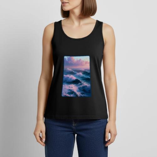 Dreamy Pastel Ocean Sunset Art - Women's Premium Tank Top