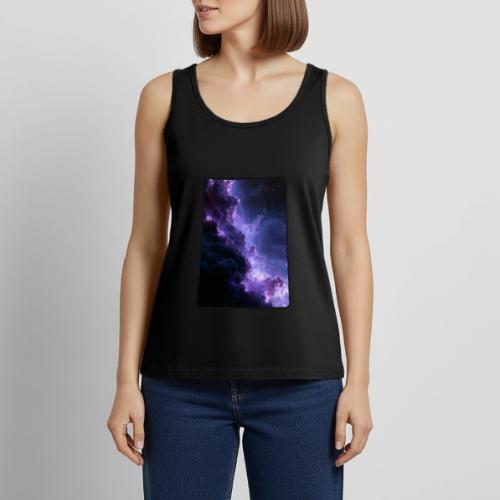 Purple Nebula Space Design - Women's Premium Tank Top